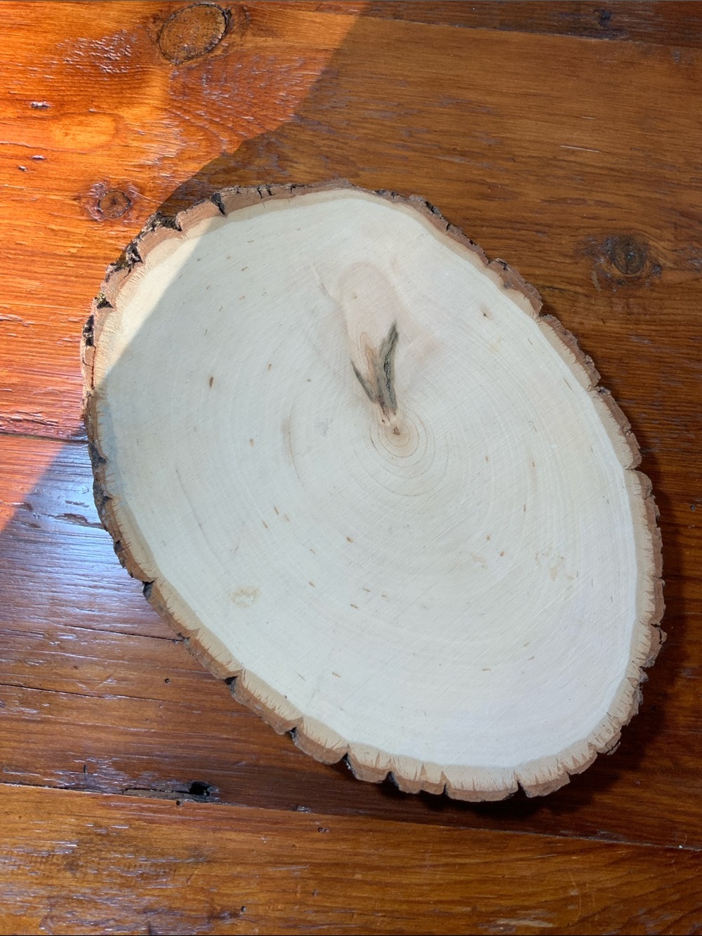 🪵 New ArtMinds Natural Basswood Oval Shape Slice